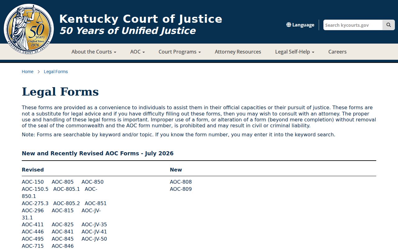 Menifee County criminal court cases Kentucky legal forms catalog